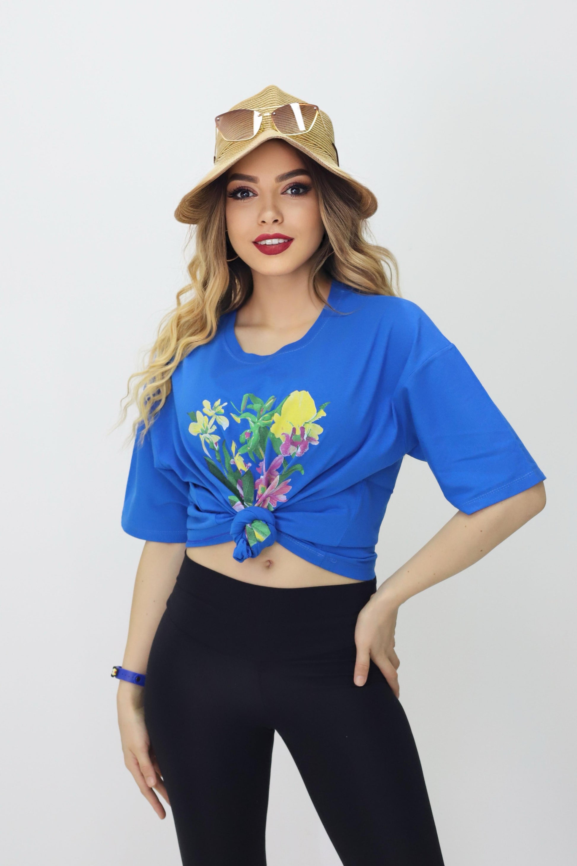 Baskılı Oversize Kadın T-Shirt