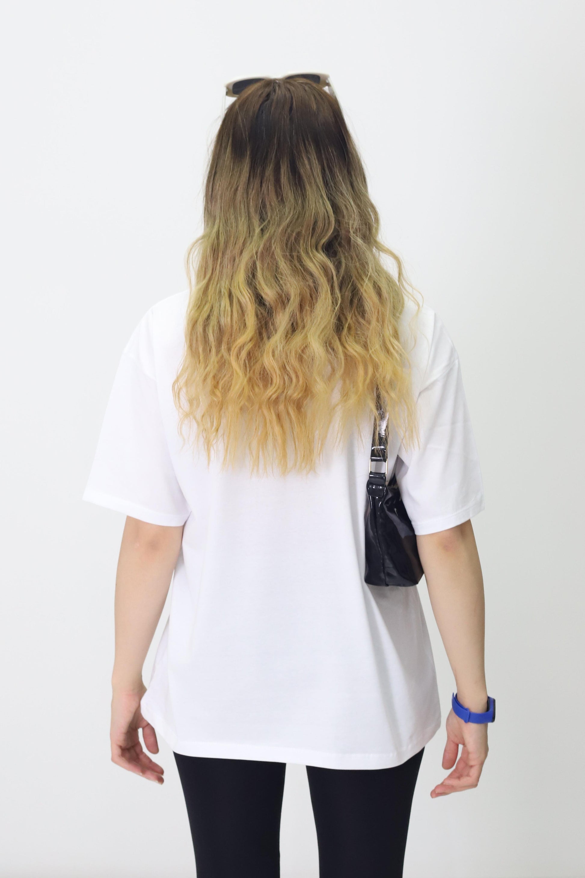 Baskılı Oversize Kadın T-Shirt