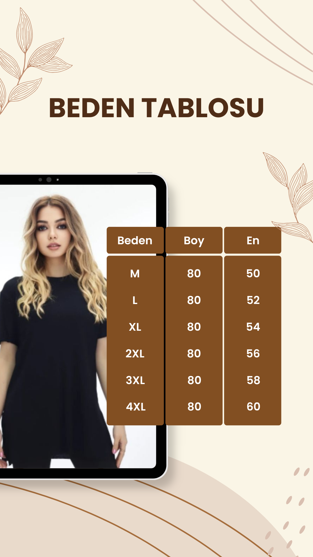 Kadın Kısa Kollu T-Shirt Tunik