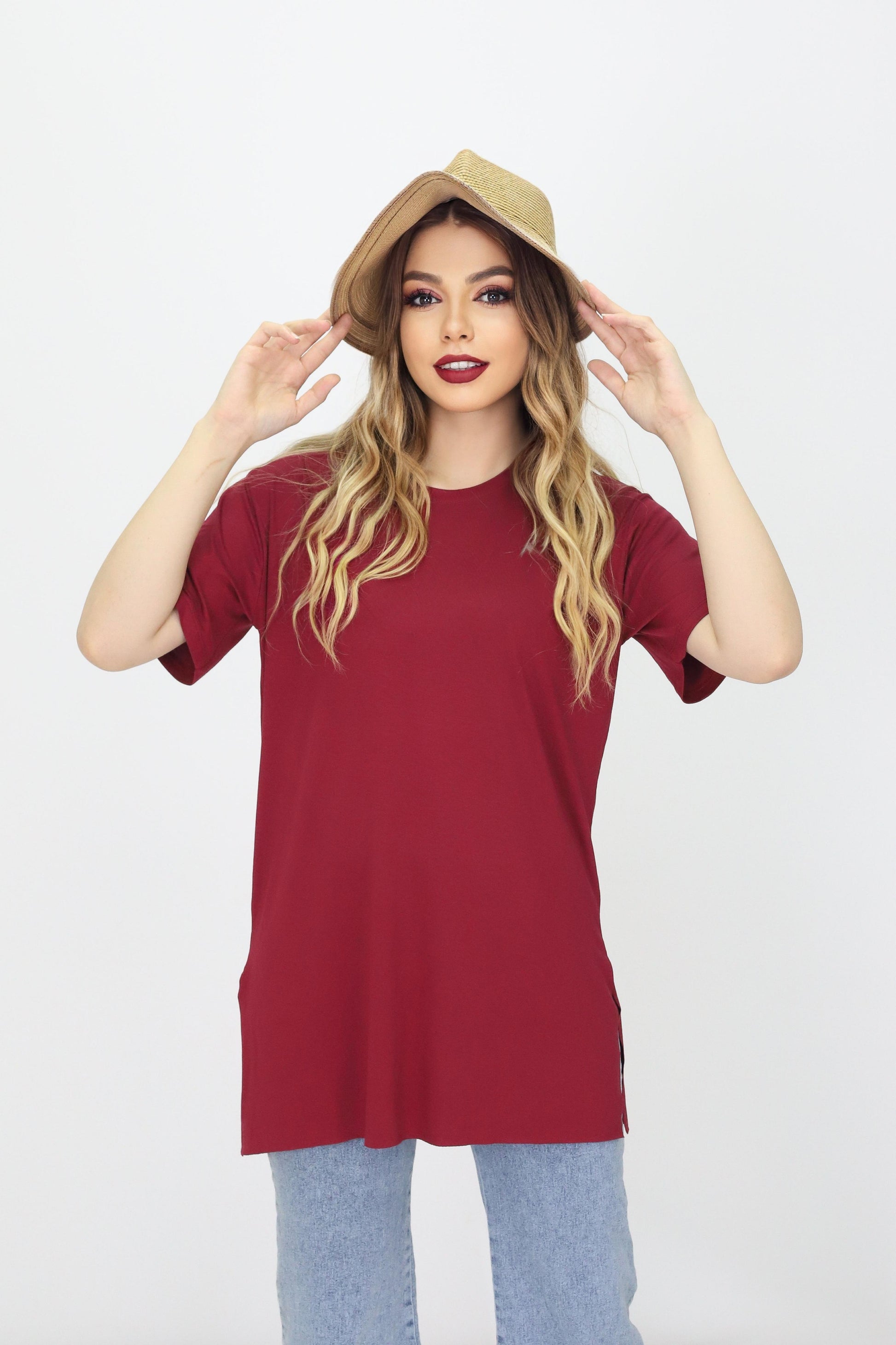 Kadın Kısa Kollu T-Shirt Tunik